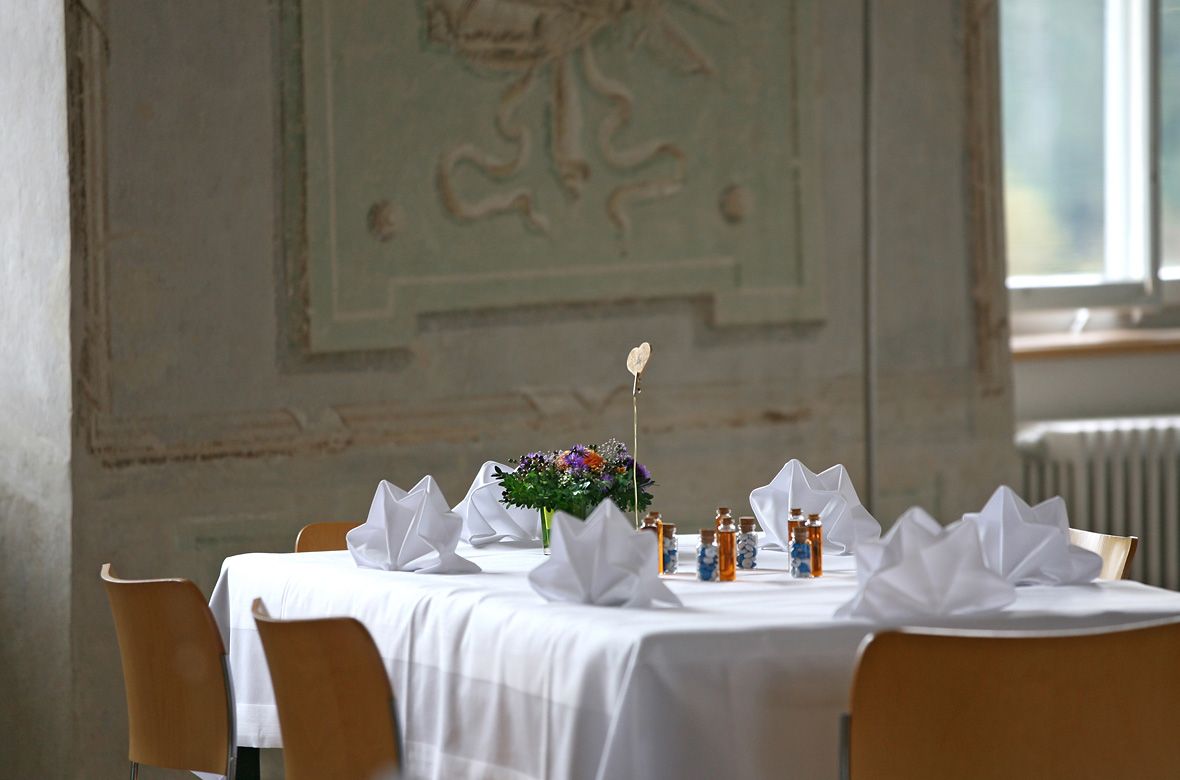 Stiftung Fintan - Gastro Fintan -  gedeckter Tisch