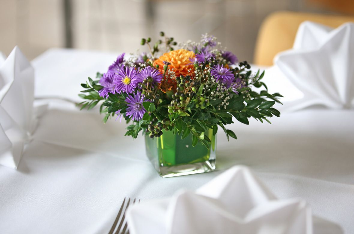 Stiftung Fintan - Gastro Fintan -  kleines Blumenbouquet
